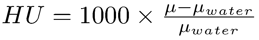 definition of the Hounsfield Unit